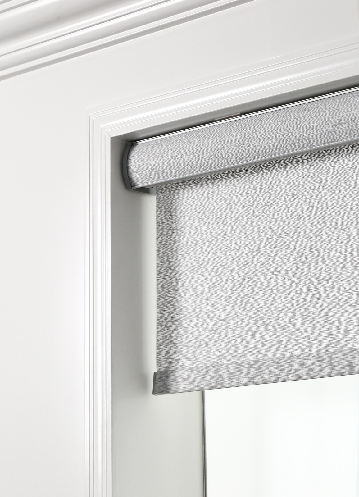 Roller Shade — Pewter Linen — The Blinds Co fabric sample