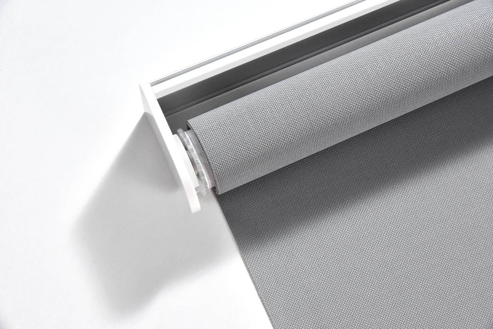 Roller Shade — Graphite Solar — The Blinds Co fabric sample