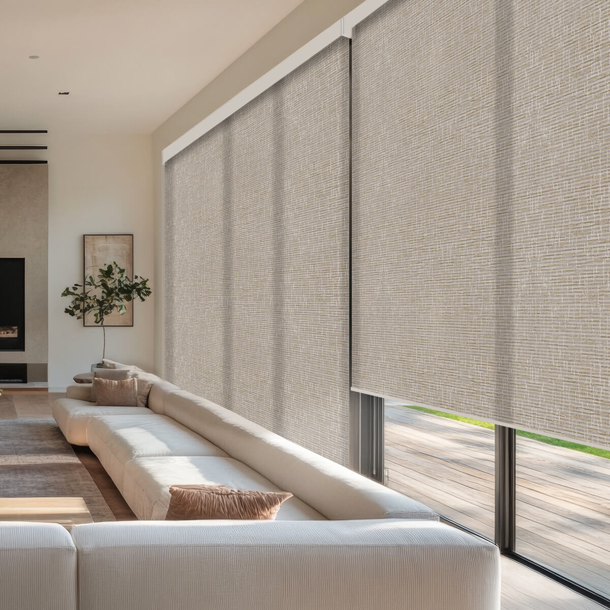 Floor-to-Ceiling Texture Shades
