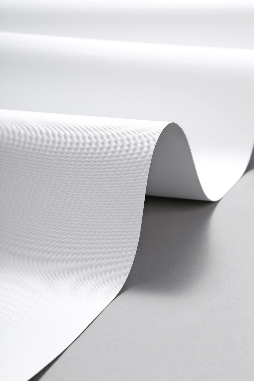Blackout Roller — Pure White — The Blinds Co fabric sample